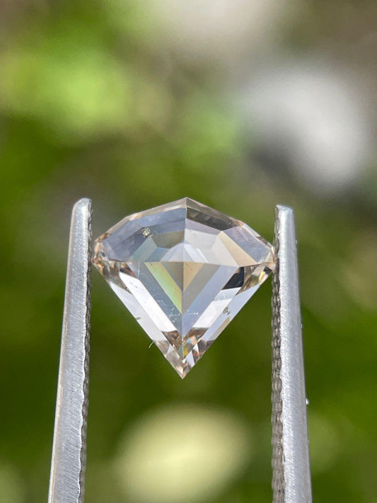 Natural Fancy Light Brown Kite Diamond 1.01CT: Unique Geometric Cut For pendant or Ring