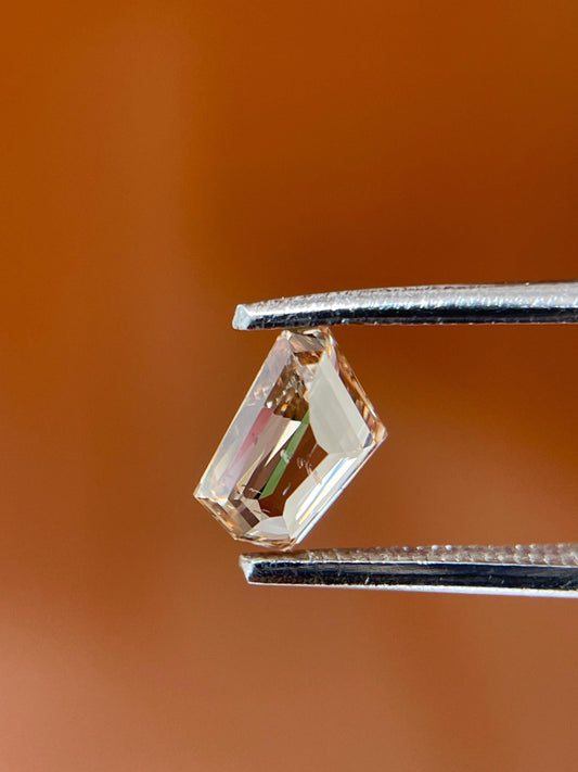 Shield Cut Champagne Diamond | 0.62ct Natural