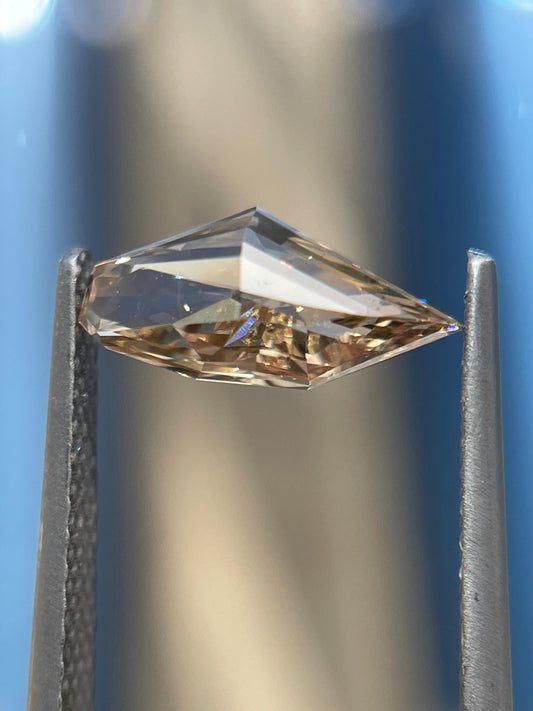 Kite Diamond | 1.01 Carat Natural Fancy orange Brown