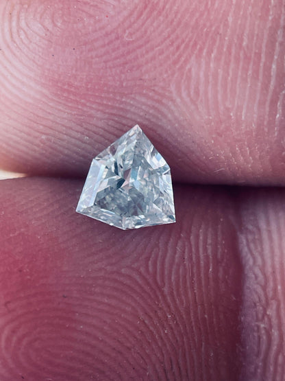 0.45Ct ....fancy White trilliant Cut Diamond | Shield Shape