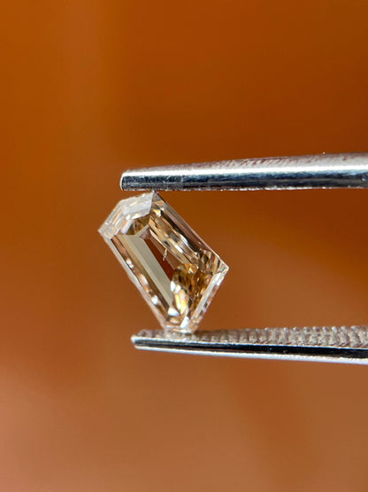 Shield Cut Champagne Diamond | 0.62ct Natural