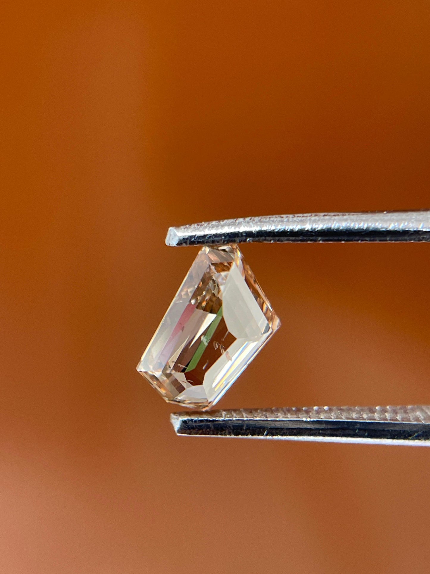 Shield Cut Champagne Diamond | 0.62ct Natural