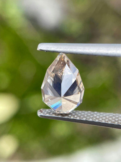 Fancy Pear Uniqe Step Cut Diamond