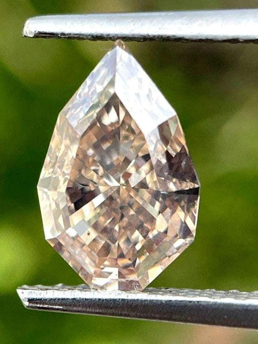 Fancy Pear Uniqe Step Cut Diamond