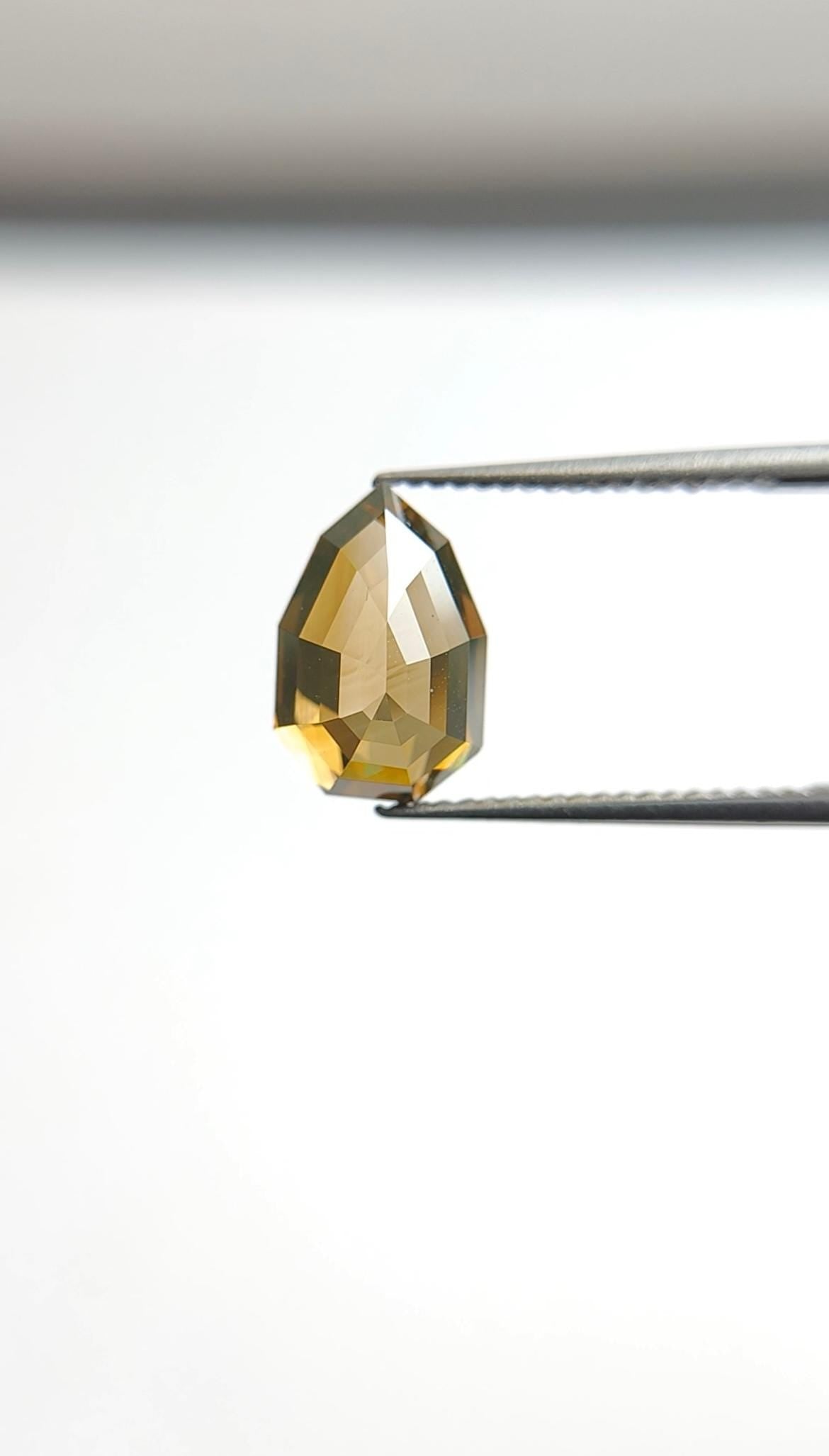 Sold this diamond...Natural 3.33ct Pear. Fancy Deep Brownish Orange yellow, unique shafe, very expensive psc